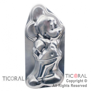 MOLDE FIGURA RATON ALUMINIO x 1